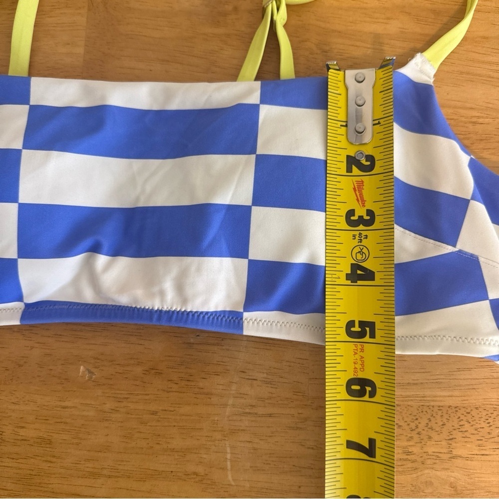 Aerie PacSun Bikini Tops Bundle Medium Floral Stripes S - Picture 6 of 8